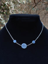 Load image into Gallery viewer, Duchess Faux Stone Aquamarine Necklace
