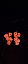 Load image into Gallery viewer, Blue RPG Dice Earrings - 7 Dice Dangle
